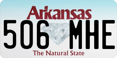 AR license plate 506MHE