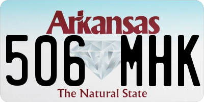 AR license plate 506MHK