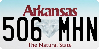 AR license plate 506MHN