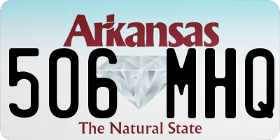 AR license plate 506MHQ