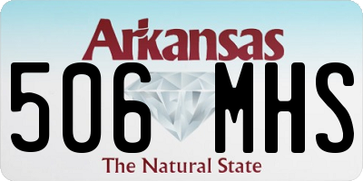 AR license plate 506MHS