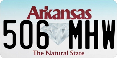 AR license plate 506MHW