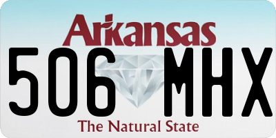 AR license plate 506MHX