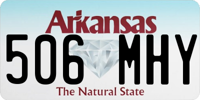 AR license plate 506MHY
