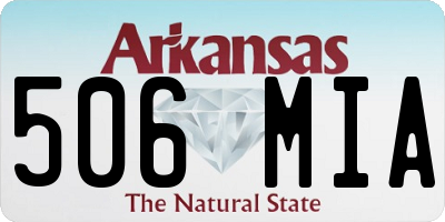 AR license plate 506MIA