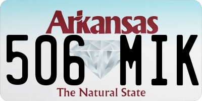 AR license plate 506MIK