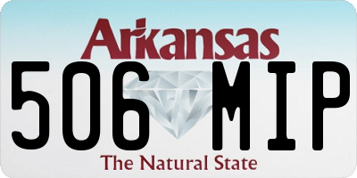 AR license plate 506MIP