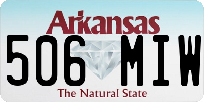 AR license plate 506MIW