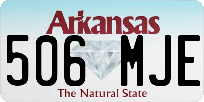 AR license plate 506MJE