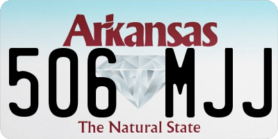 AR license plate 506MJJ