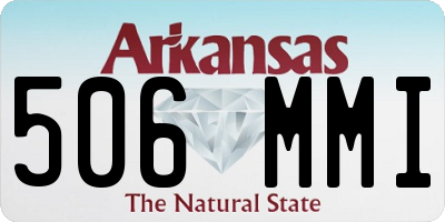 AR license plate 506MMI
