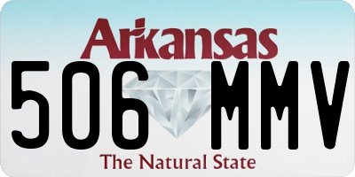 AR license plate 506MMV