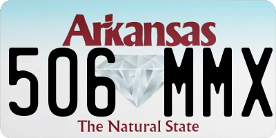 AR license plate 506MMX