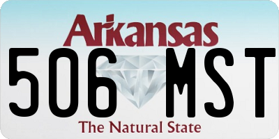 AR license plate 506MST