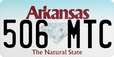 AR license plate 506MTC