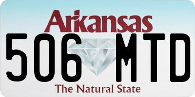 AR license plate 506MTD