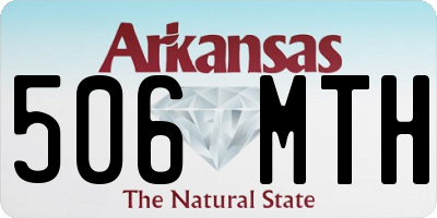 AR license plate 506MTH