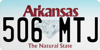 AR license plate 506MTJ