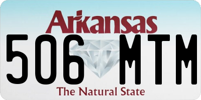 AR license plate 506MTM