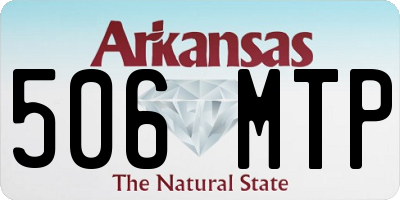 AR license plate 506MTP
