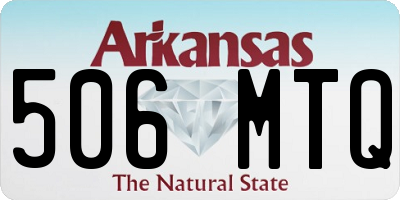 AR license plate 506MTQ