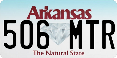 AR license plate 506MTR
