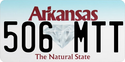 AR license plate 506MTT