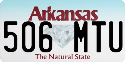 AR license plate 506MTU