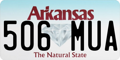 AR license plate 506MUA