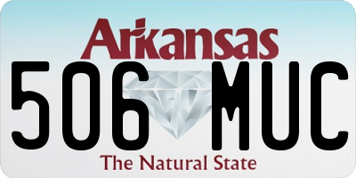 AR license plate 506MUC