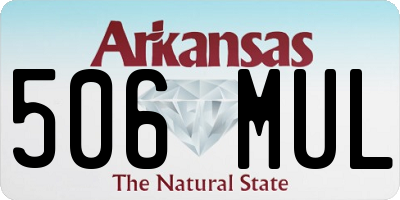 AR license plate 506MUL