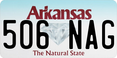 AR license plate 506NAG