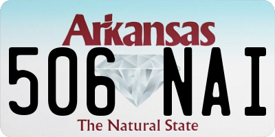 AR license plate 506NAI