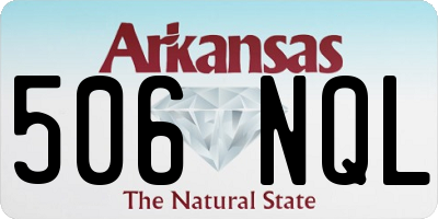 AR license plate 506NQL