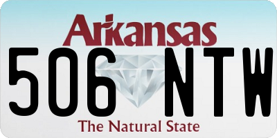AR license plate 506NTW