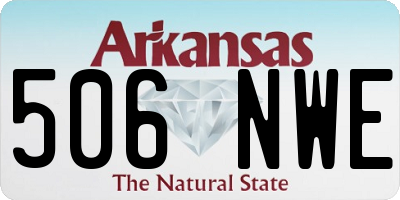 AR license plate 506NWE