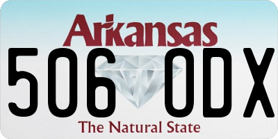 AR license plate 506ODX