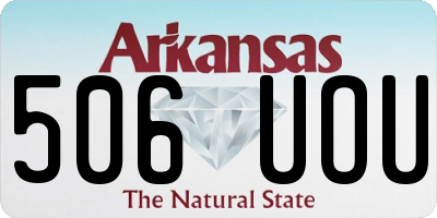 AR license plate 506UOU