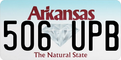 AR license plate 506UPB