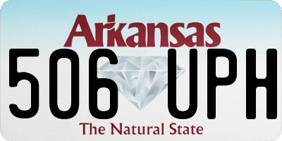 AR license plate 506UPH