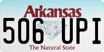 AR license plate 506UPI