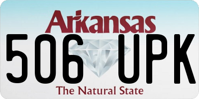 AR license plate 506UPK