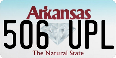 AR license plate 506UPL
