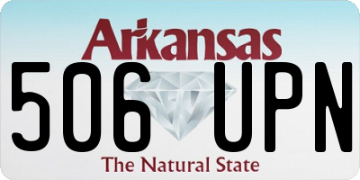 AR license plate 506UPN