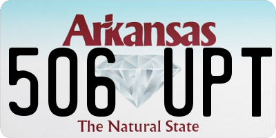 AR license plate 506UPT