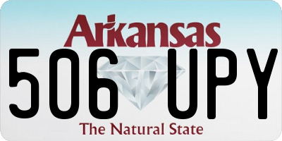 AR license plate 506UPY