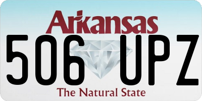 AR license plate 506UPZ