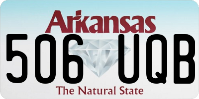 AR license plate 506UQB