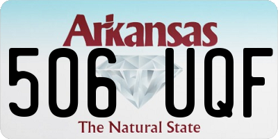 AR license plate 506UQF