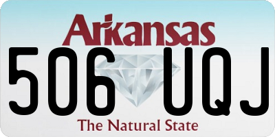 AR license plate 506UQJ